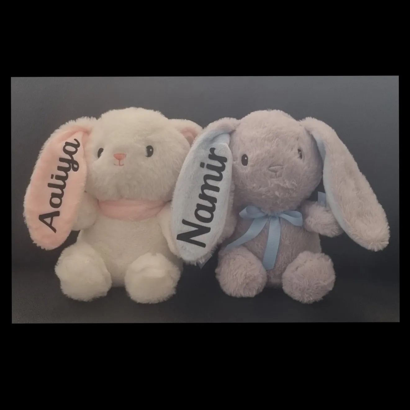 Personalised Easter plush bunny