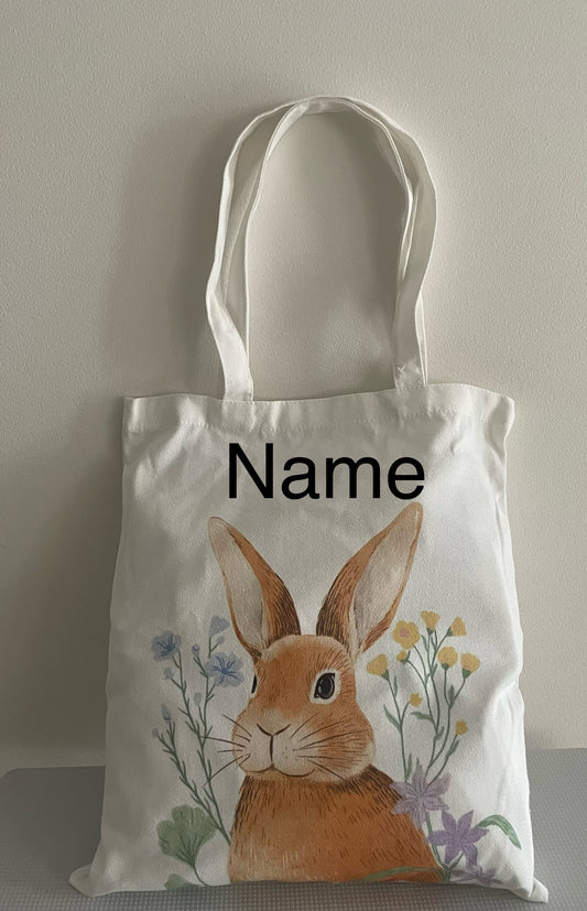 Large Easter tote, front side